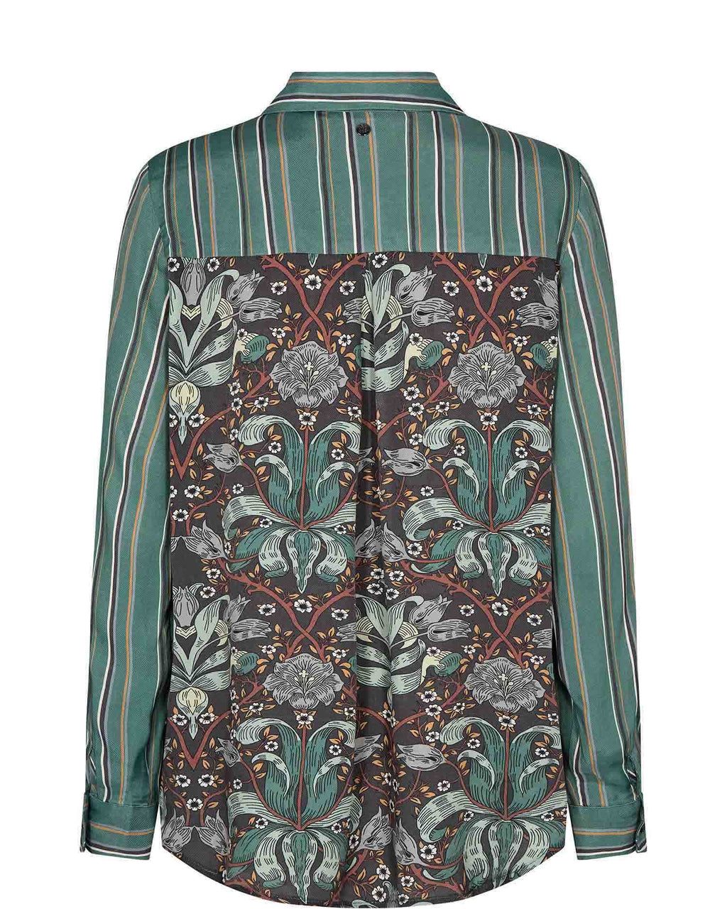 Mos Mosh Cari Aclair Shirt Blue Spruce Back