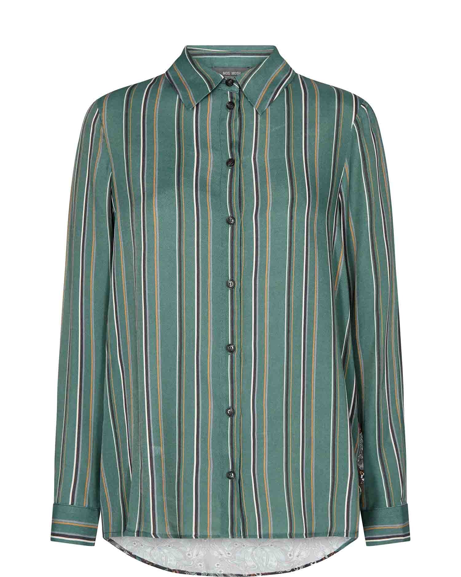 Mos Mosh Cari Aclair Shirt Blue Spruce Front