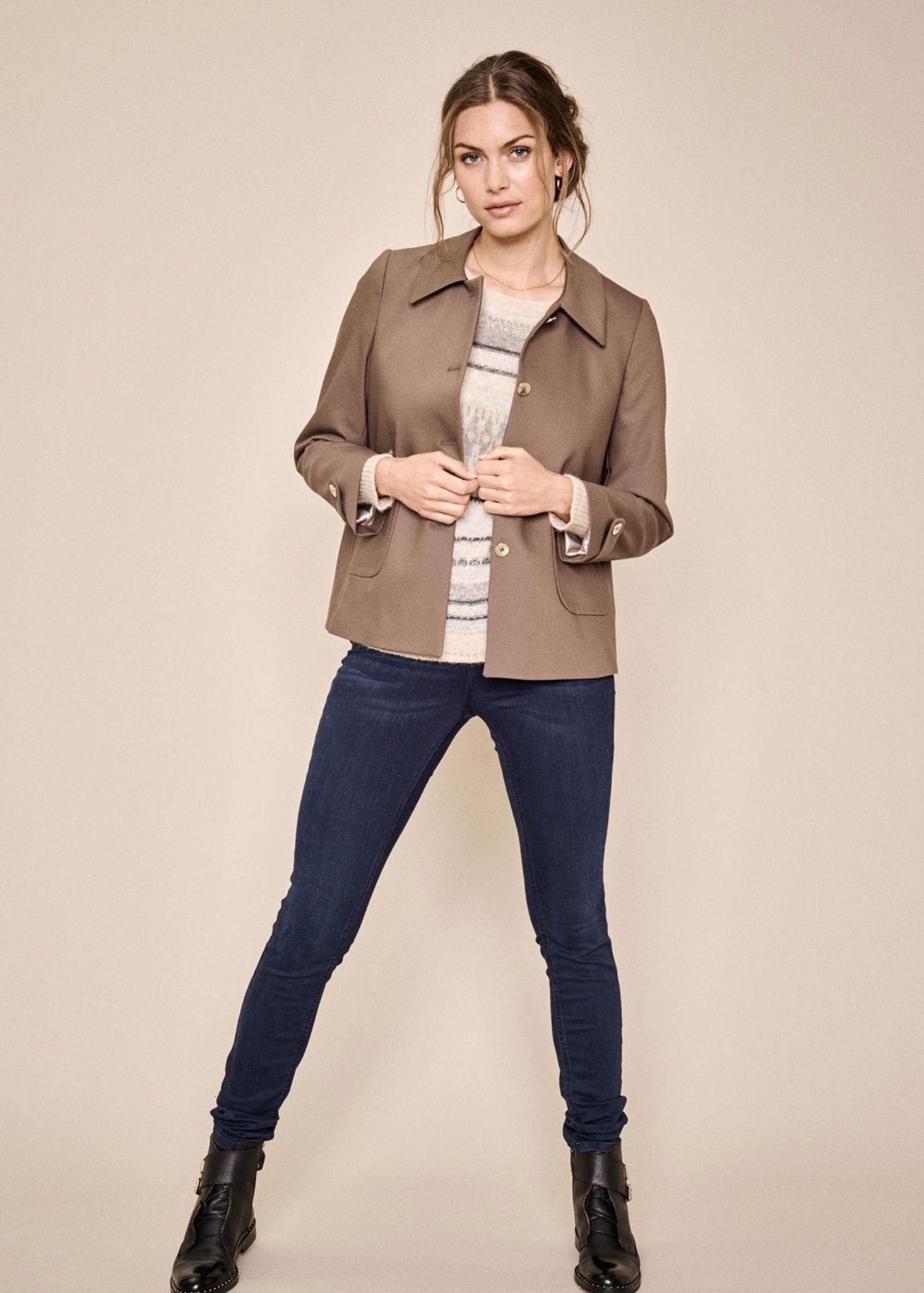 Mos Mosh Chocolate Chip Amber Night Jacket Dotique