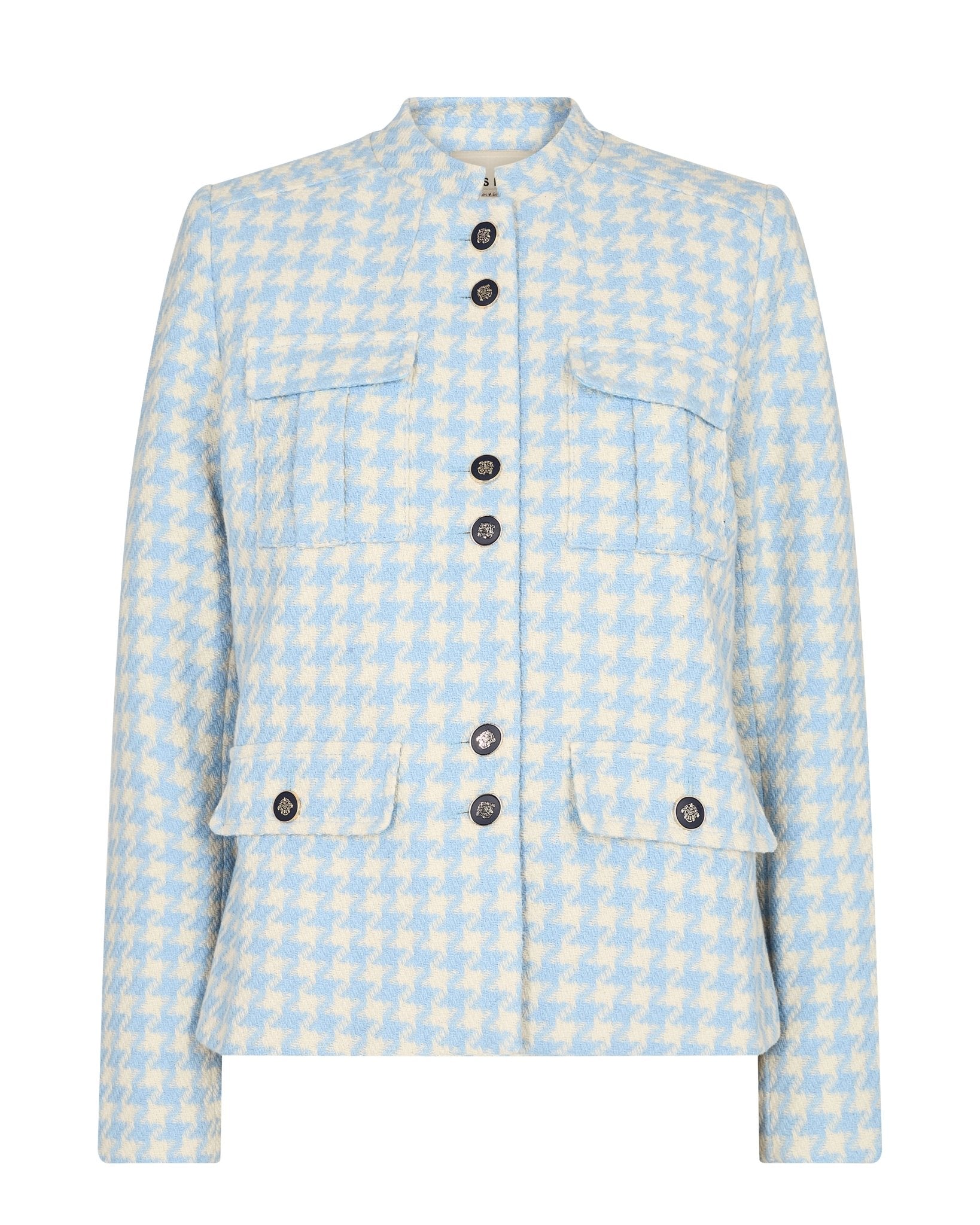Mos Mosh Clear Sky Iris Ester Jacket Dotique front