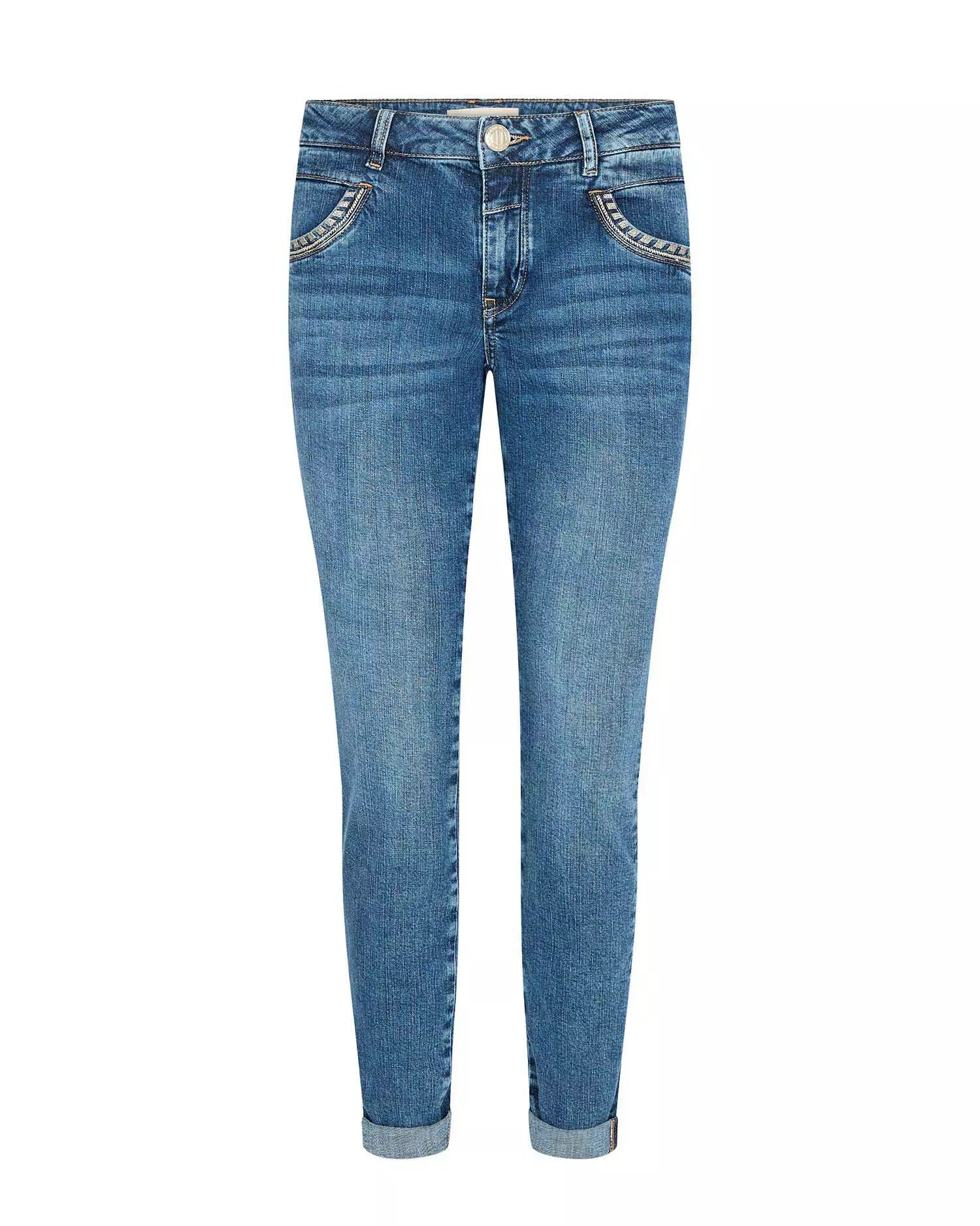 Mos Mosh 147260 Naomi Glow Jeans Blue Dotique
