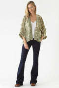 One Hundred Stars KIMDAMSAG Vintage Damask Sage Green Kimono - Dotique Chesterfield