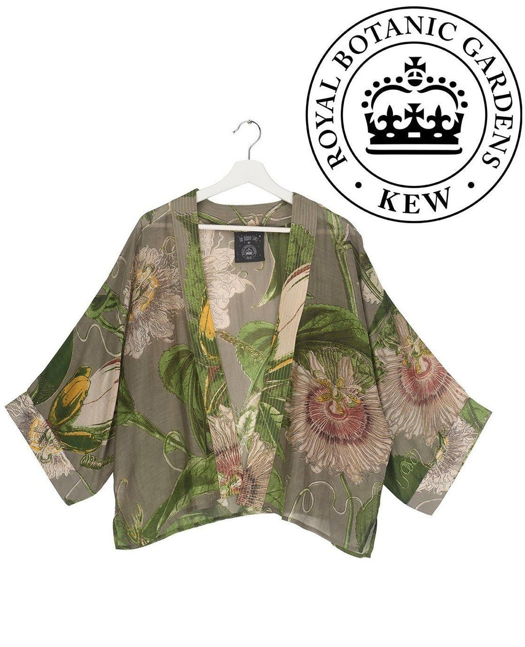 One Hundred Stars Stone Kew Passion Flower Kimona Front | Dotique