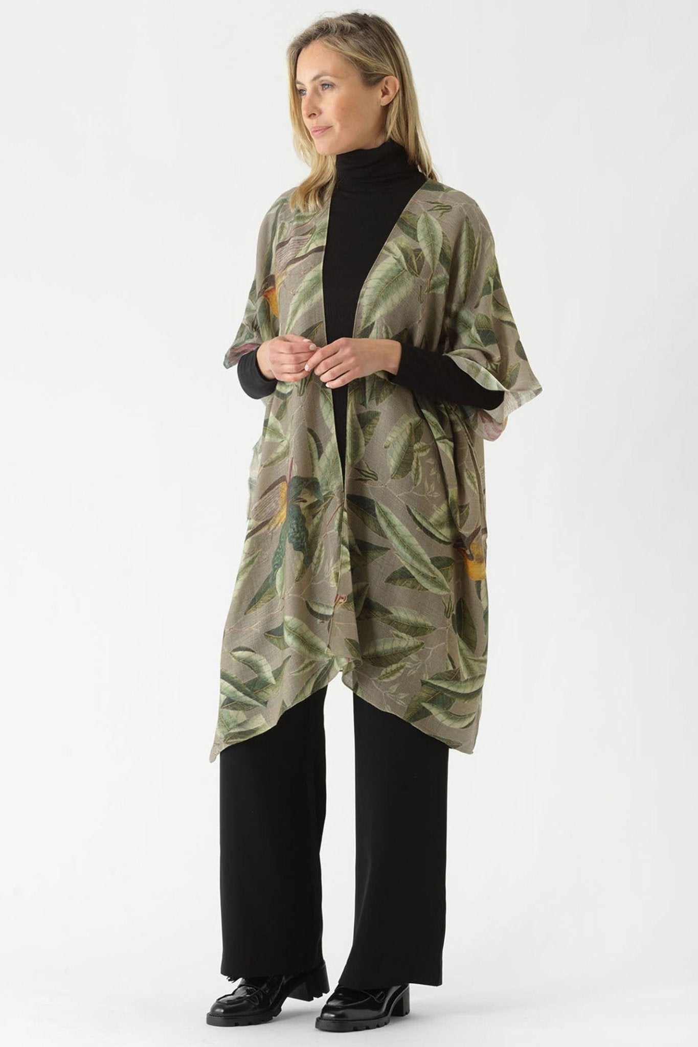 One Hundred Stars WTHEVESTO Kew Evergreen Stone Wool Throwover - Dotique