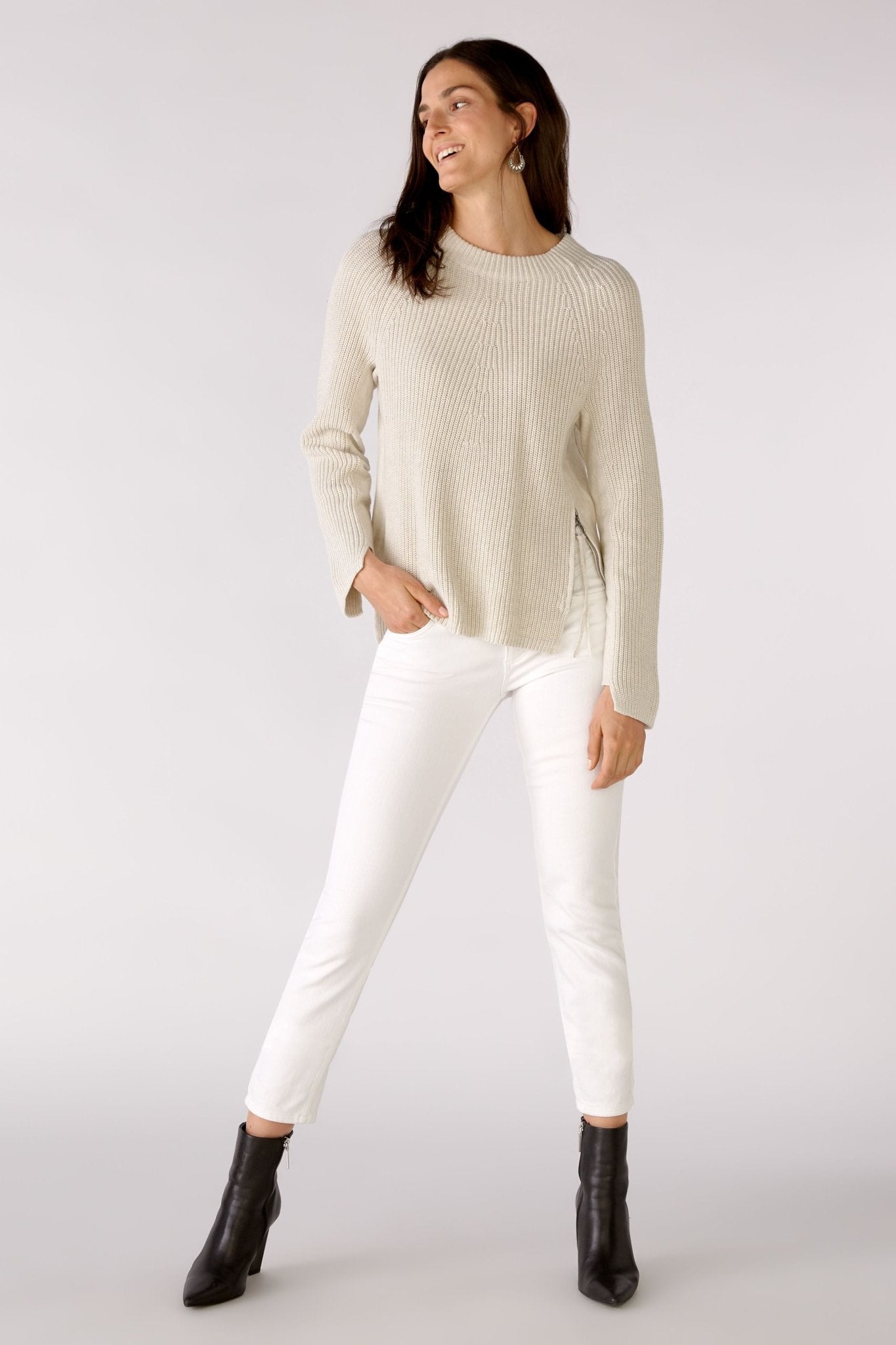 Oui 77657 Stone Jumper Front | Dotique