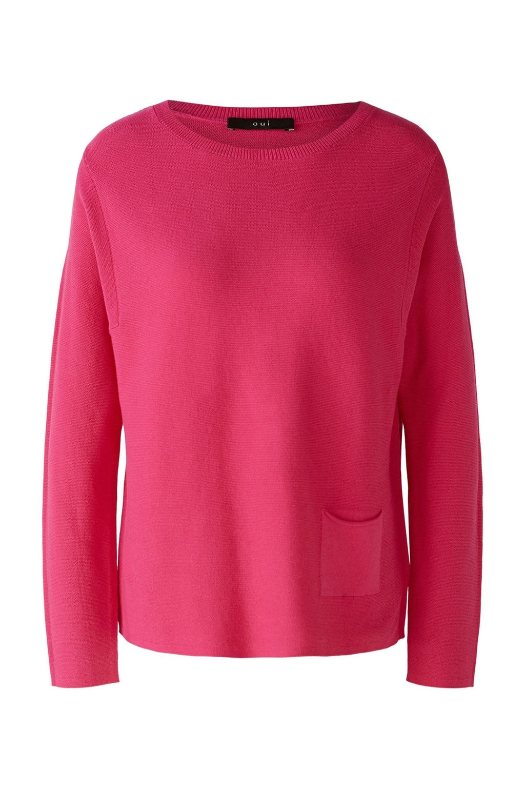 Oui 79915 Keiko Pink Wide Neck Jumper - Dotique