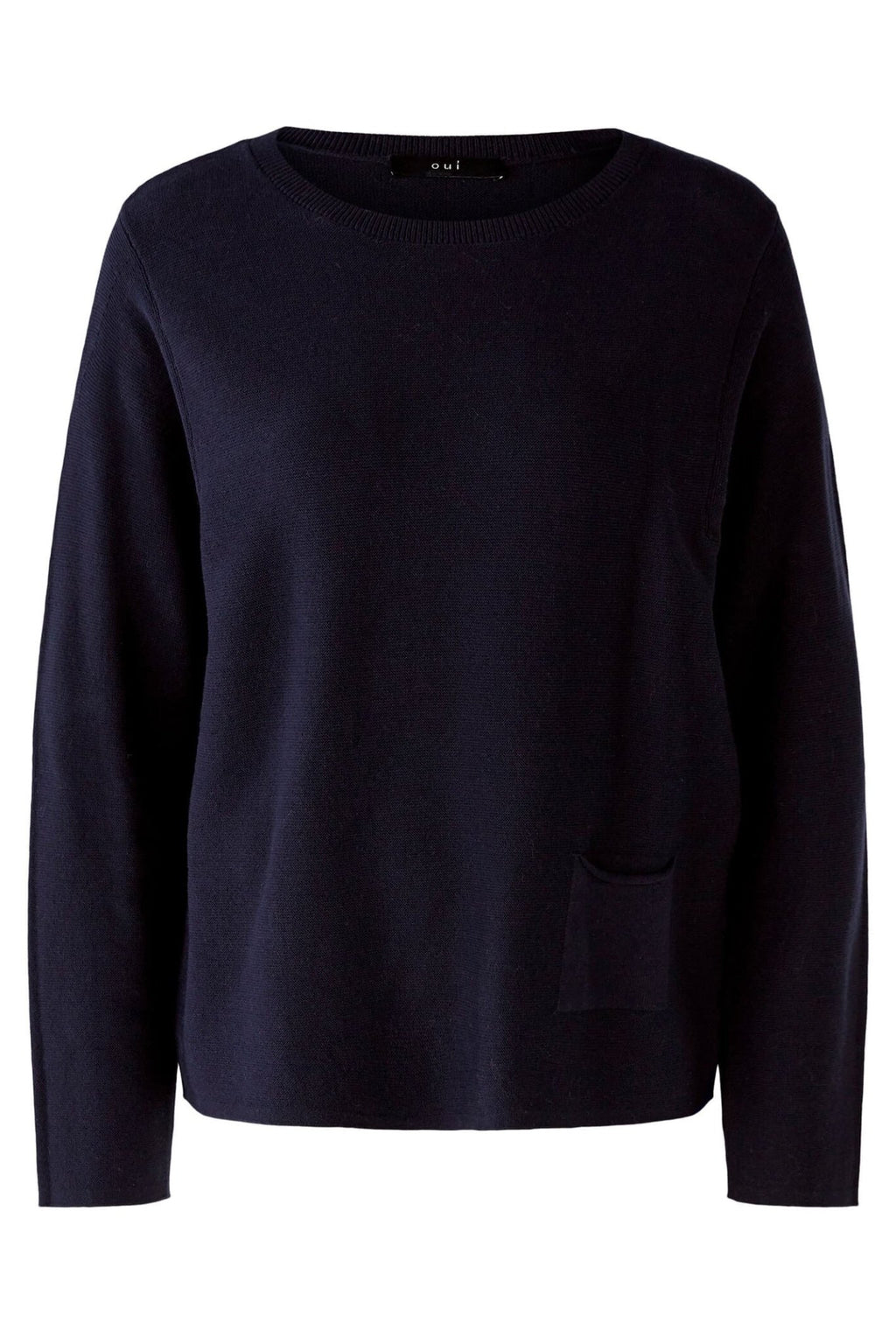 Oui 79915 Navy Jumper - Dotique Chesterfield