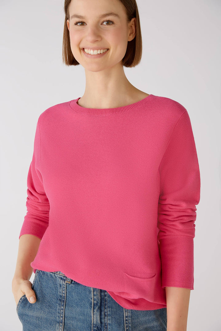 Oui 79915 Pink Jumper - Dotique Chesterfield