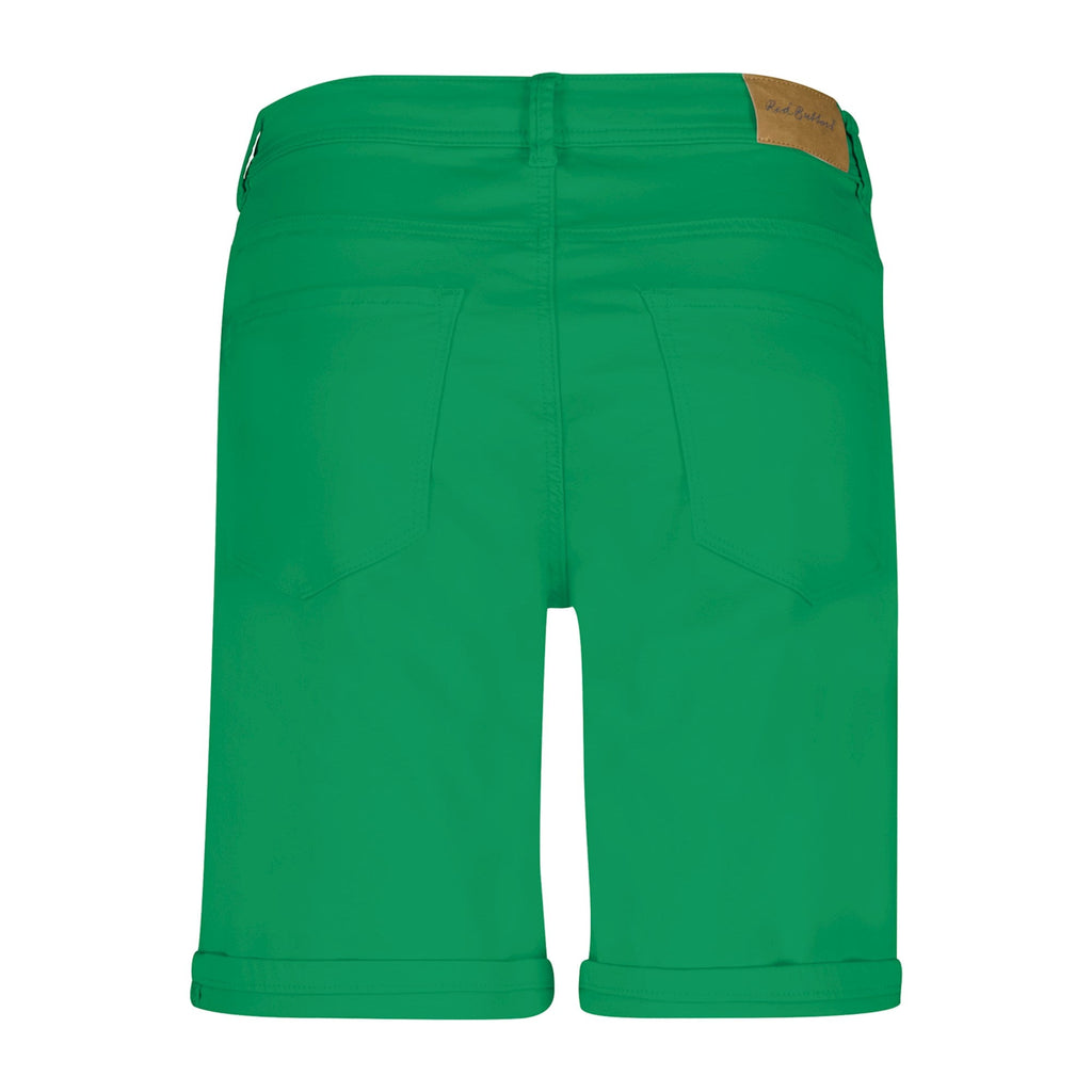 Red Button Relax Jog Shorts Dotique gren back