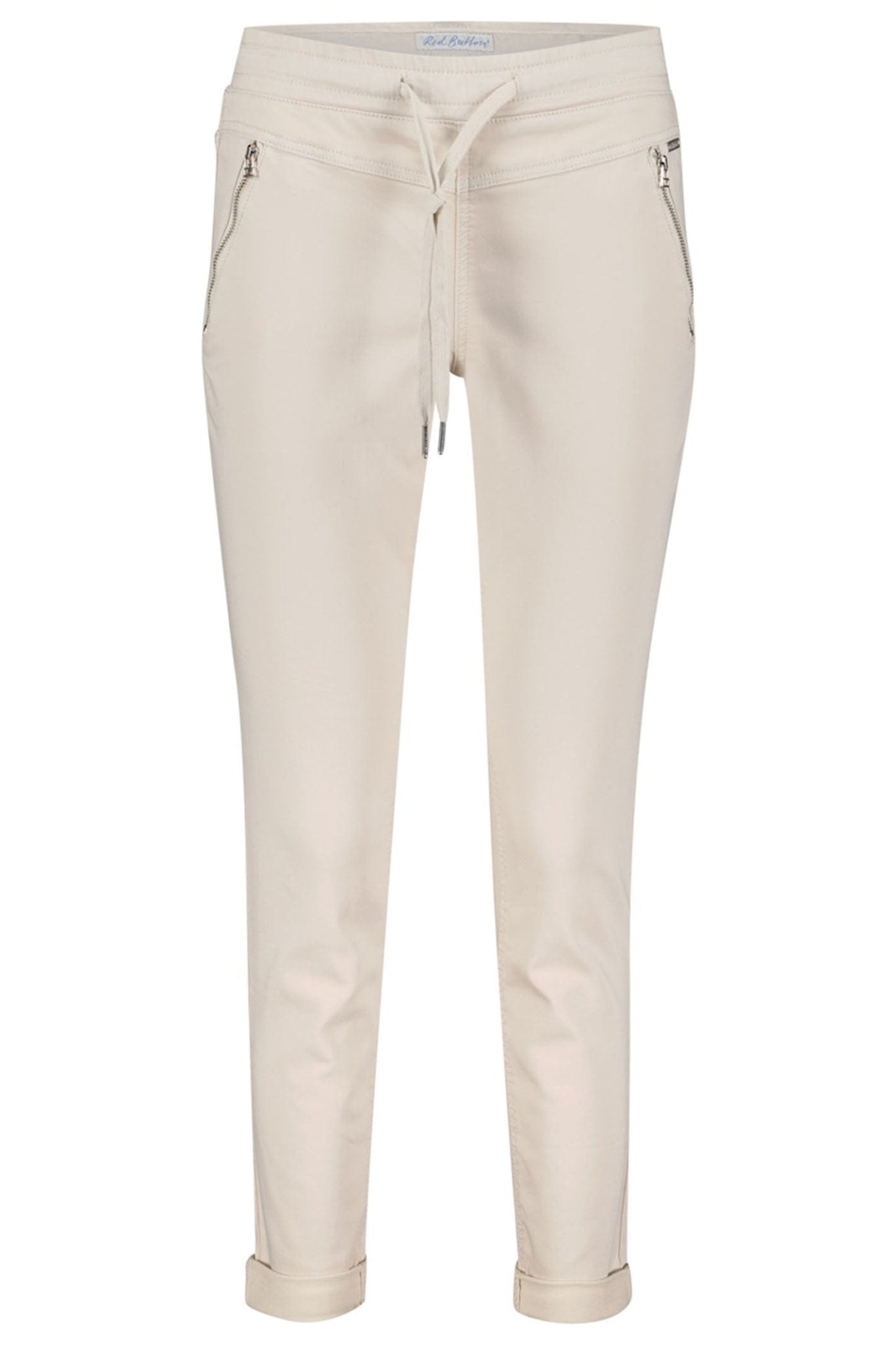 Red Button SRB3936 Tessy Kit Beige Crop Jogger Trousers - Dotique