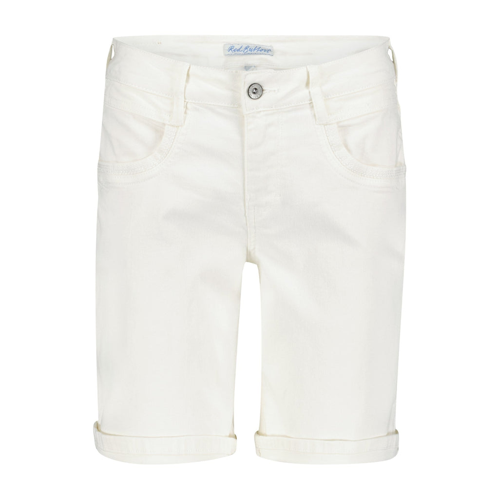 Red Button SRB4000  Sissy Shorts Dotique front white