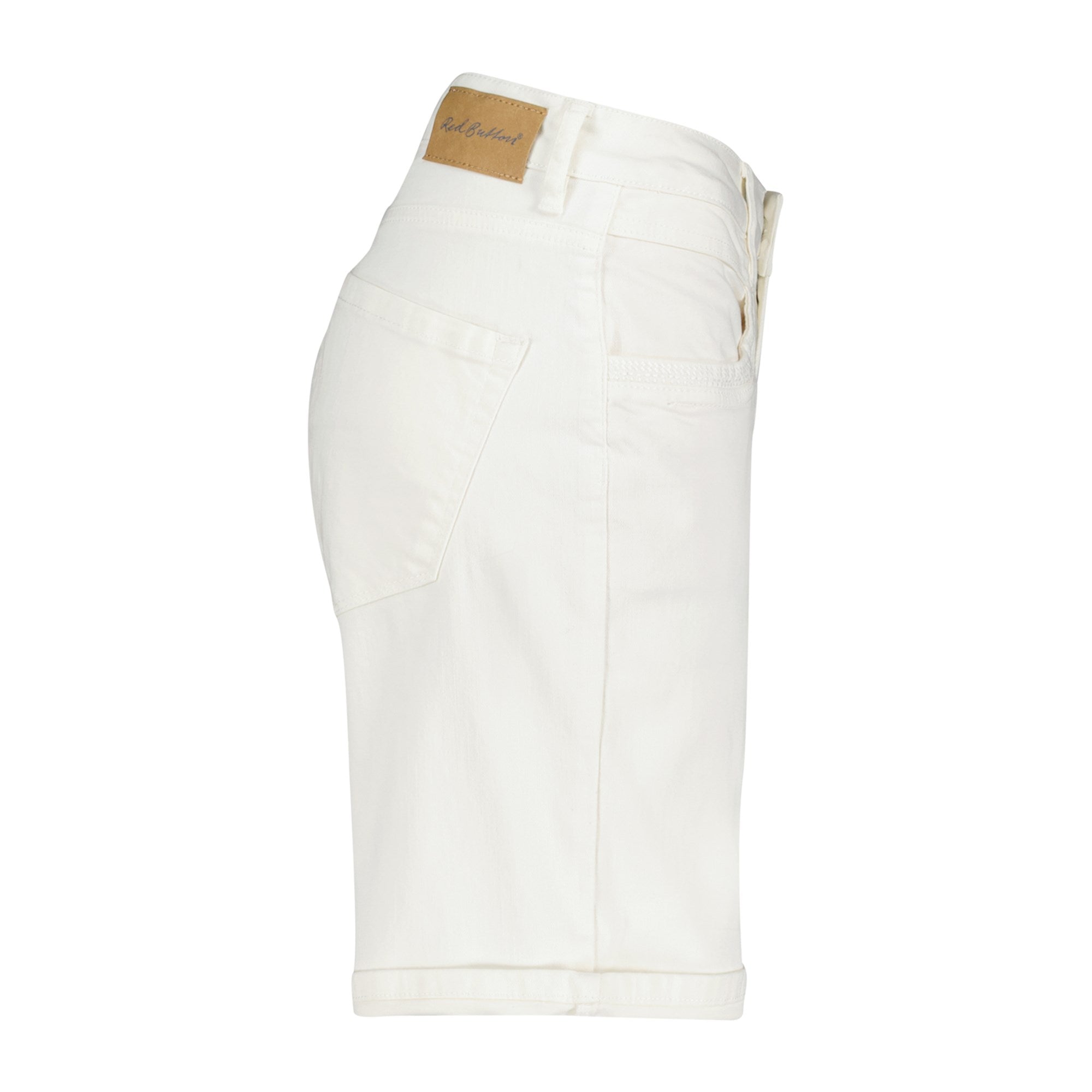 Red Button SRB4000  Sissy Shorts Dotique side white