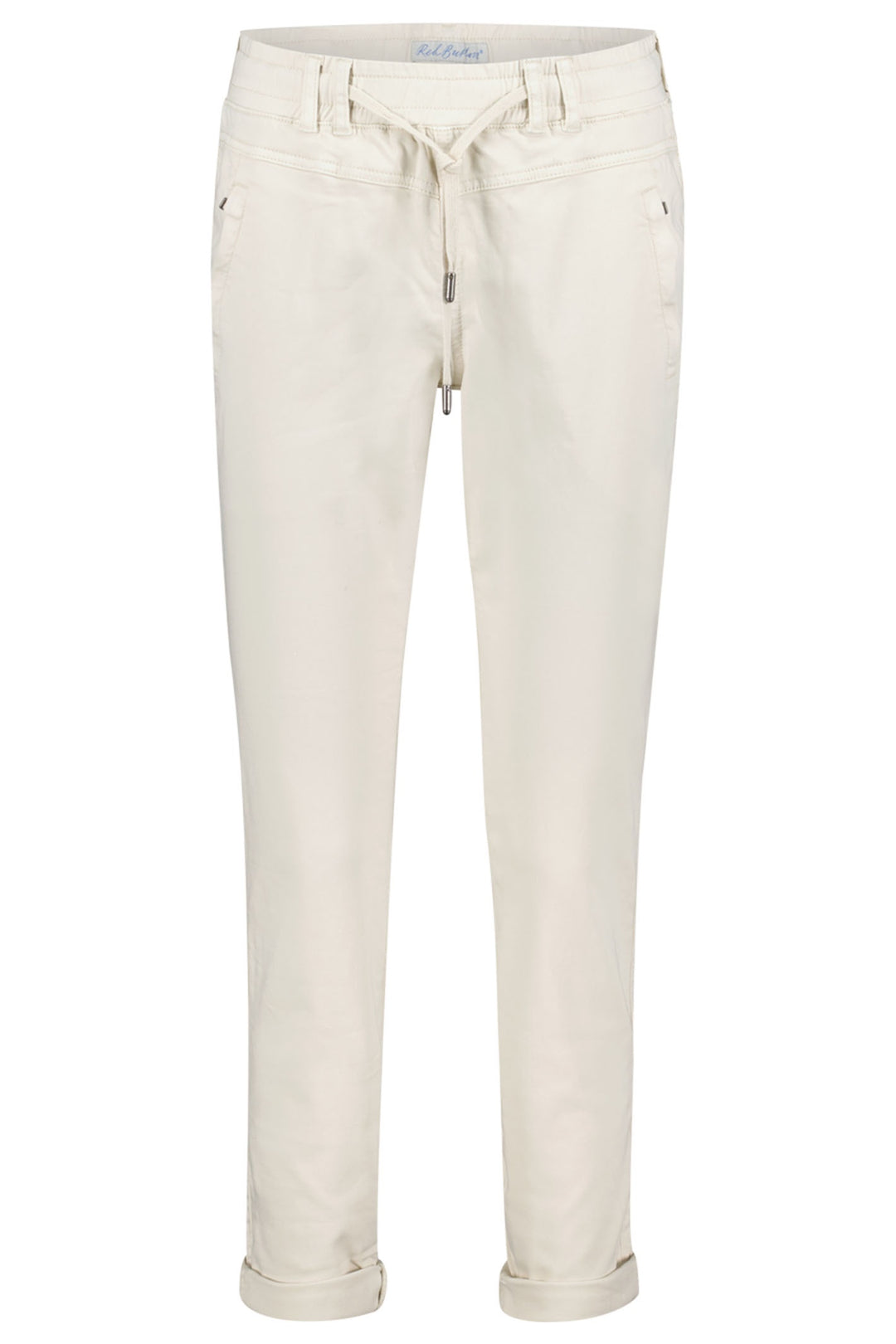 Red Button SRB4154 Tessy Pearl Beige Cropped Jogger Trousers - Dotique