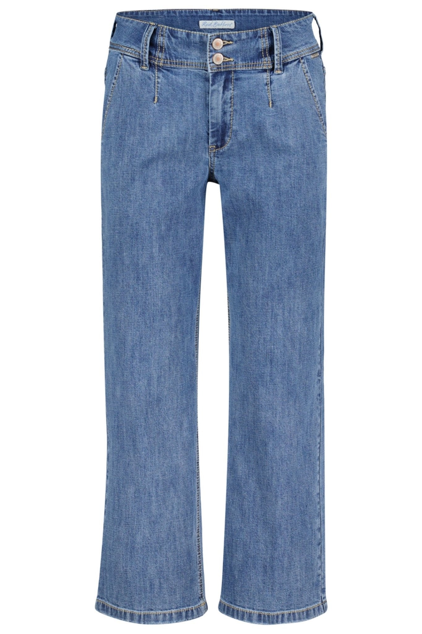 Red Button SRB4228 Conny Blue Midstone Used High Rise Jeans - Dotique