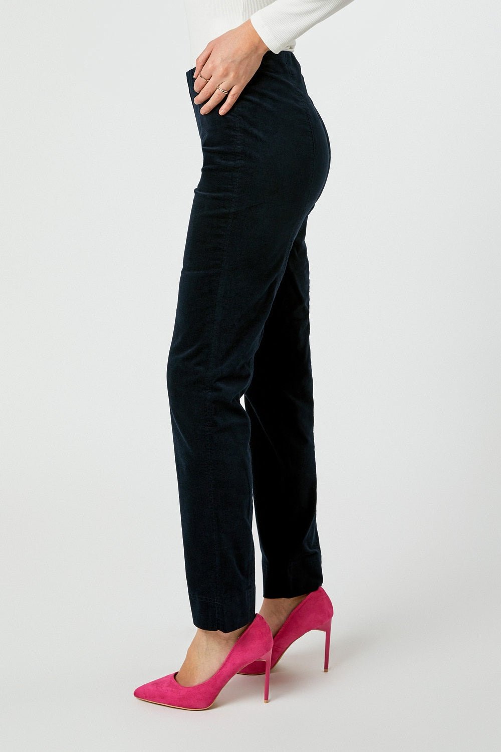 Robell 51414-54362 Marie Regular Length (78cm) Cord Trouser - Various Colours by Robell, Shop Robell at Dotique.
