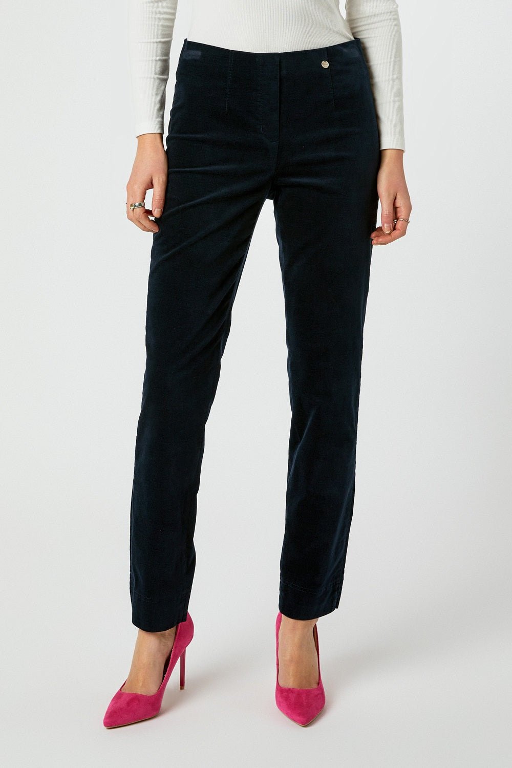 Robell 51414-54362 Marie Regular Length (78cm) Cord Trouser - Various Colours by Robell, shop Robell at Dotique.