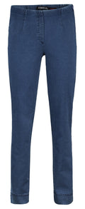 Robell 51639 - 5448  Marie Trouser Short 73cm - Blue (64) | Dotique