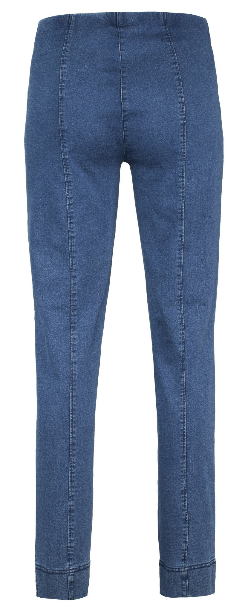 Robell 51639 - 5448  Marie Trouser Short 73cm - Blue (64) Back | Dotique