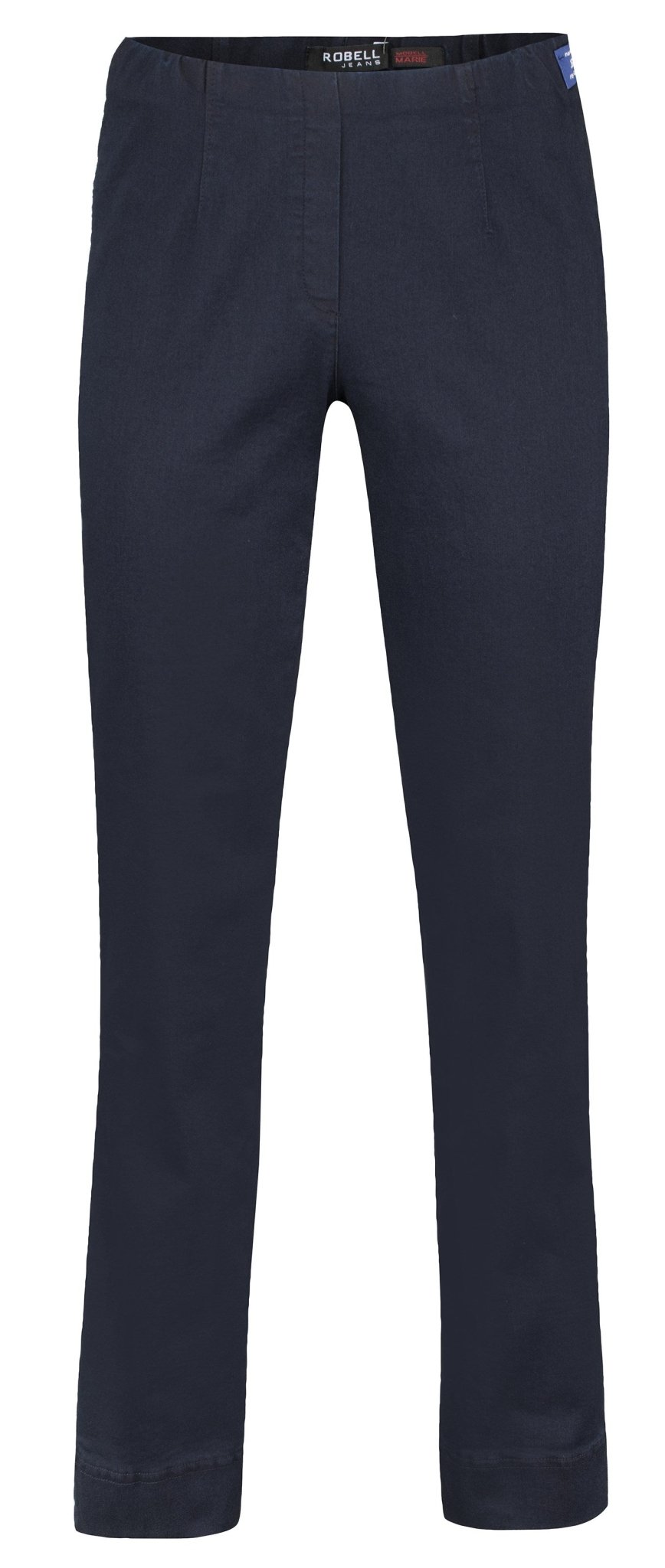 Robell 51639 5448 Marie Trouser  Short 73cm - Navy (69) Front | Dotique