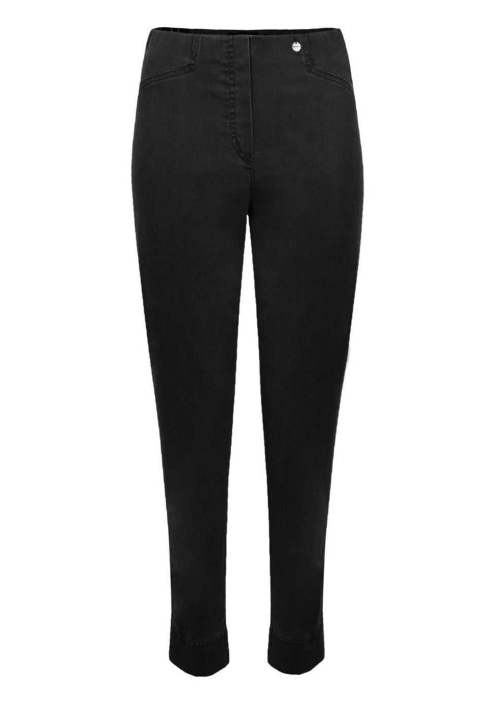 Robell 52561 5448 Rose 09 Jean - Black Denim(90) Front | Dotique