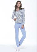 Robell Bella 51559 Regular Trouser-Light Blue (611) | Dotique