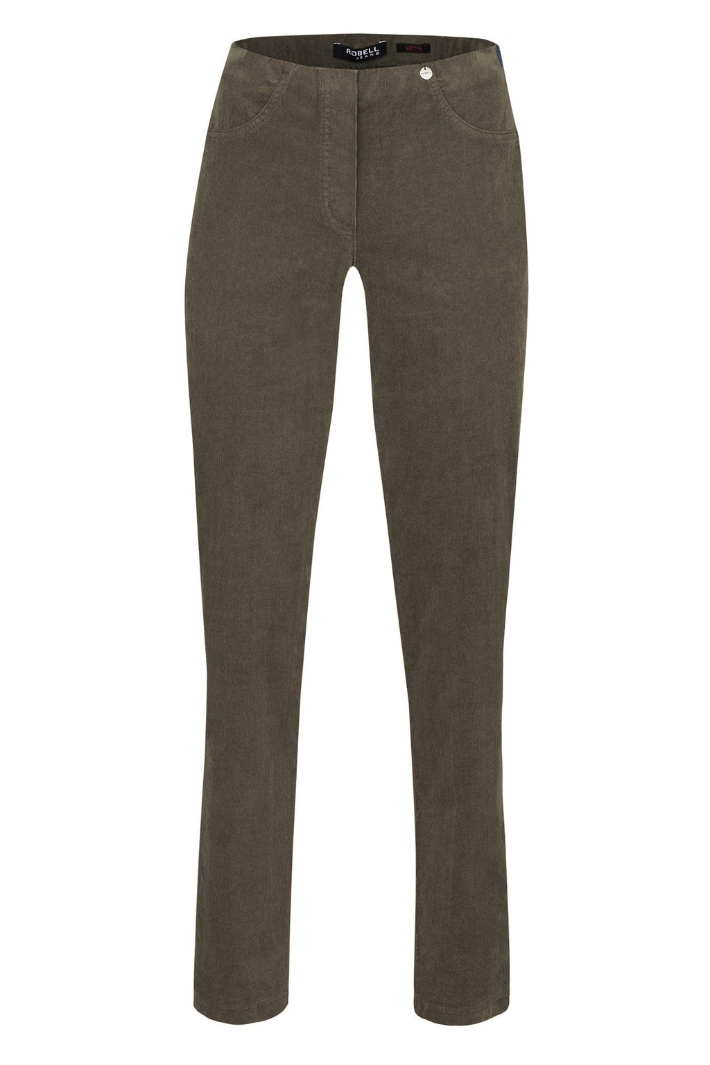 Robell 52457 Bella Trousers 78cm Col 17 - Camel Front — Shop Robell at Dotique