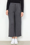Soyaconcept SC-Biara 74 25388 Col 99780 Dark Grey Soft Touch Cropped Trousers - Dotique