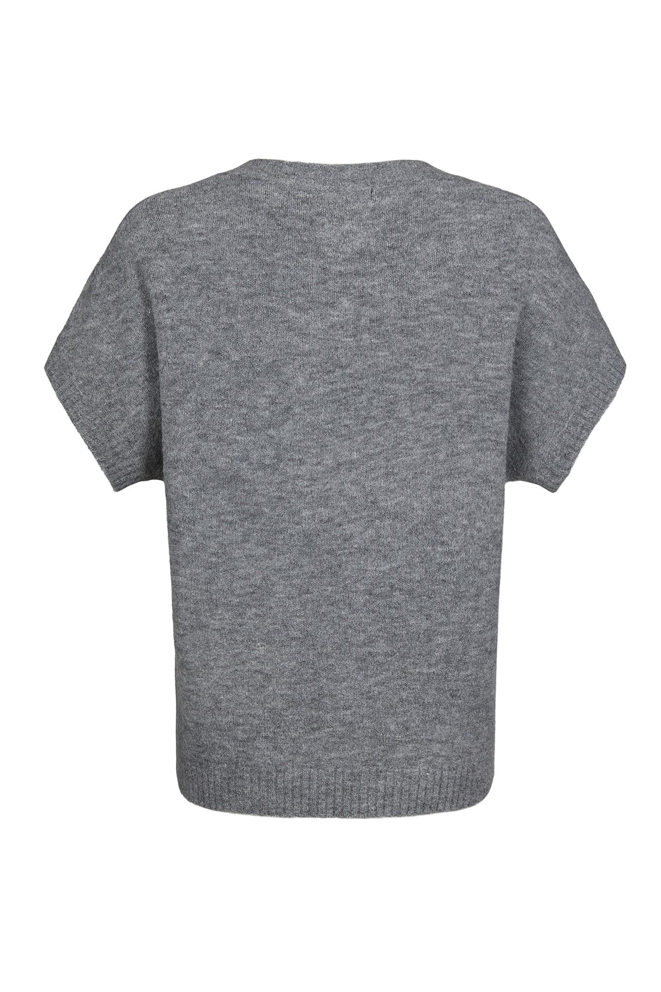 Sunday 6740 Dark Grey Melange Sleeveless Sweater - Dotique - Sunday