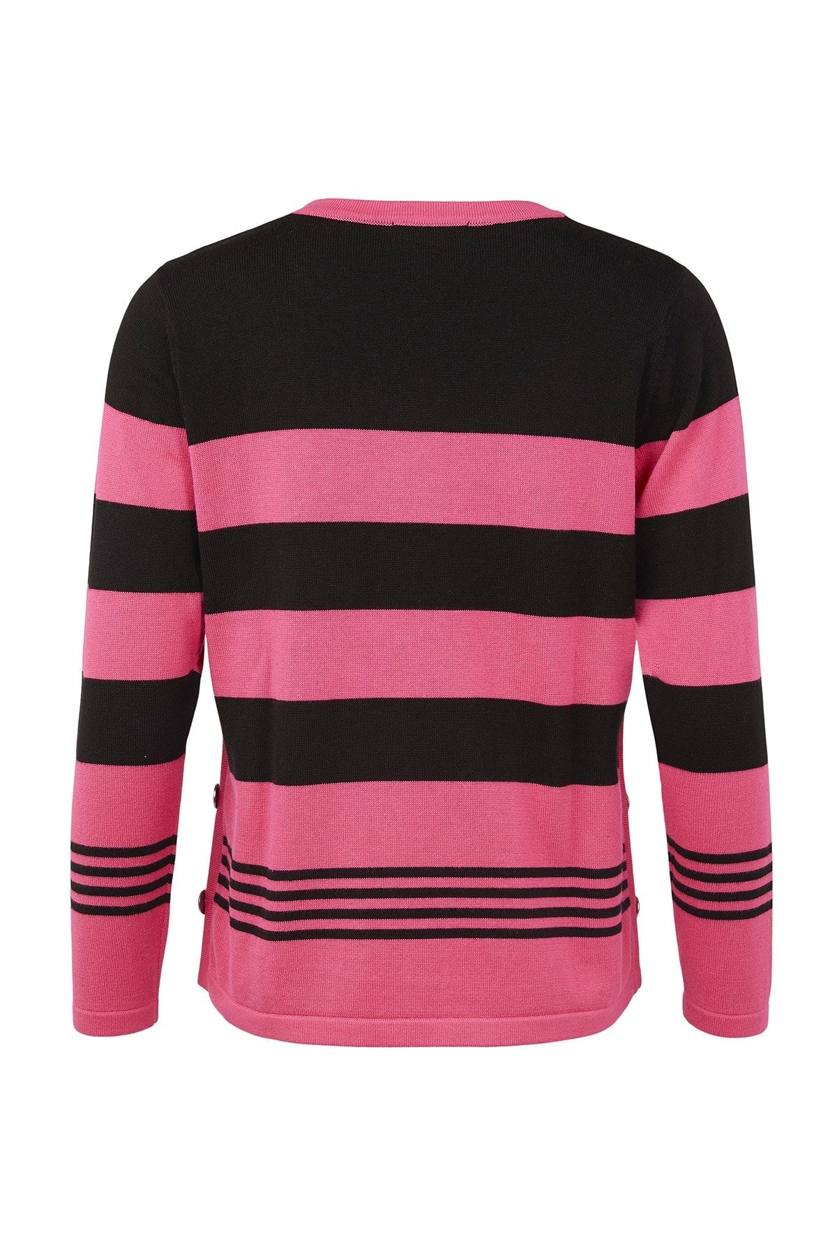 Sunday 6748 Pink and Black Stripe Jumper Back | Dotique