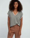 Surkana Black and White Waistcoat | Dotique