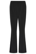 Tia 71306-7093 9000 Black Flared Pull-On Trousers - Dotique