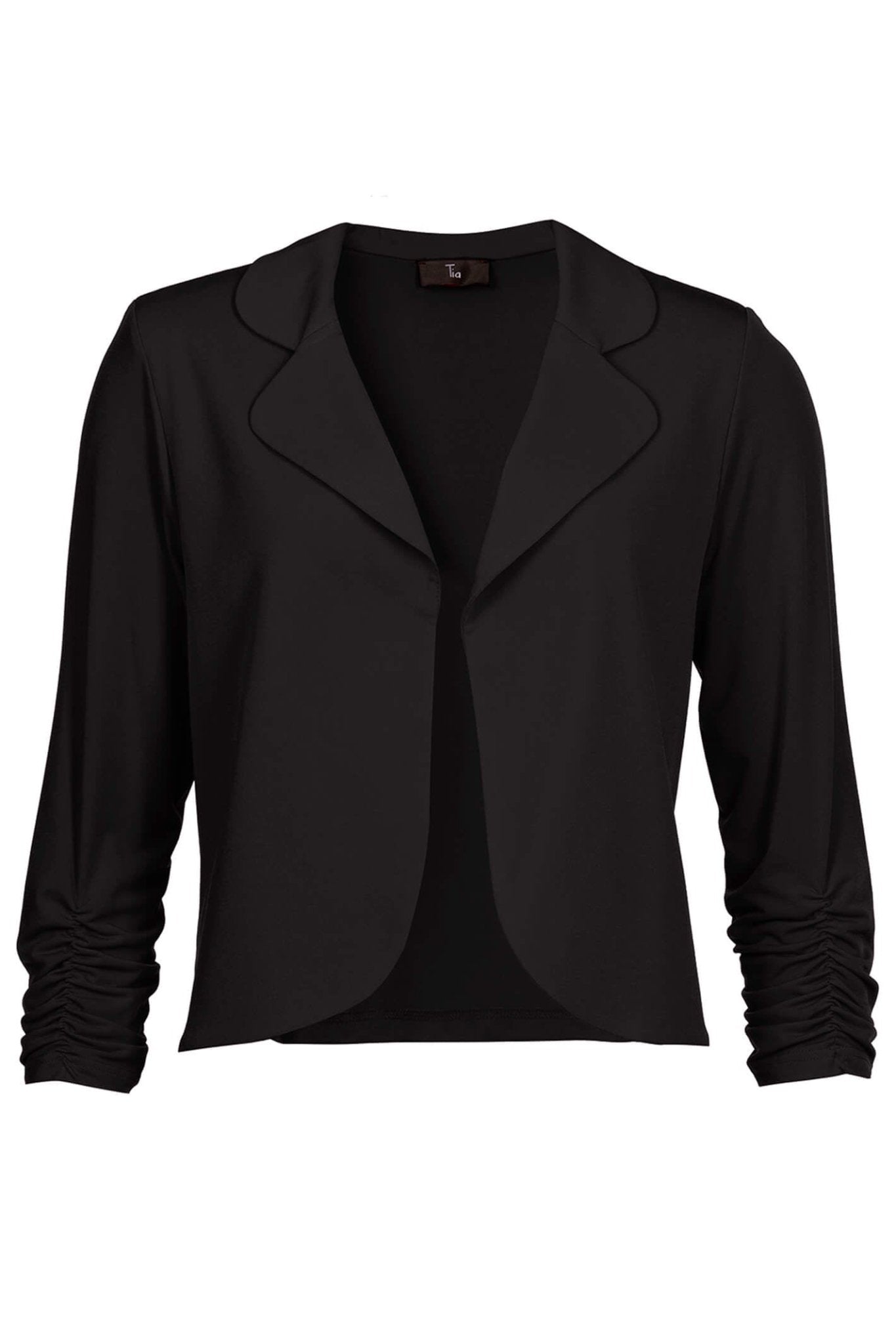 Tia 76457-7093 9000 Black Bolero Jacket - Dotique