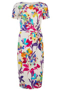 Tia 78409-7739 13 Multicolour Floral Print Dress - Dotique