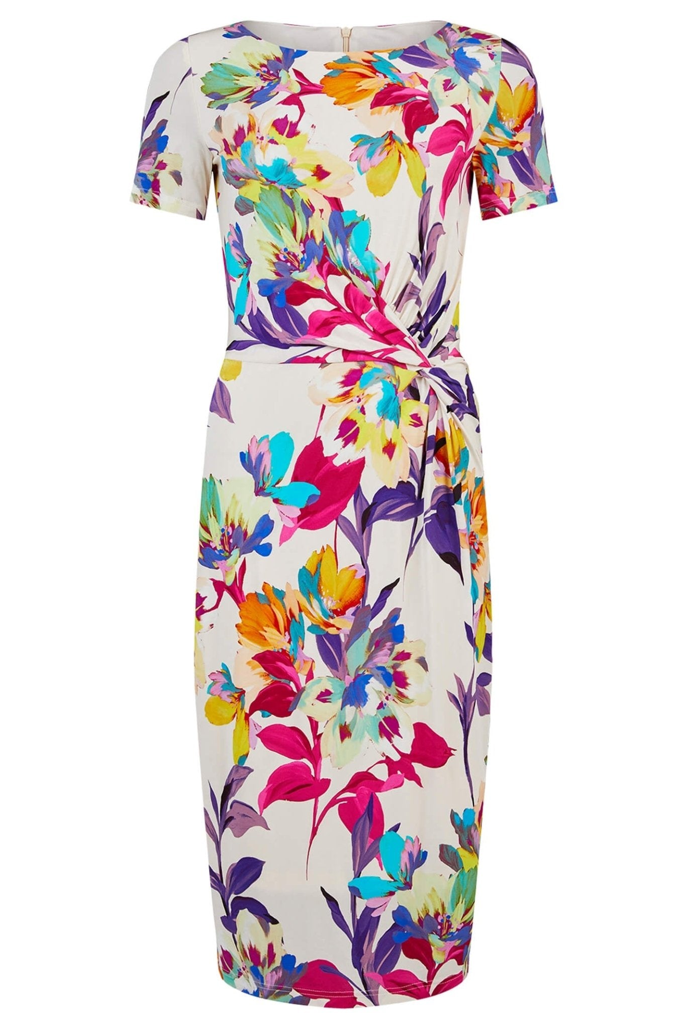 Tia 78409-7739 13 Multicolour Floral Print Dress - Dotique
