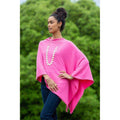 Tilley Poncho - Fuchsia - Dotique - Tilly and Grace